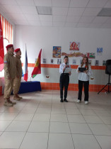 В школе прошел концерт посвященный Дню Победы.