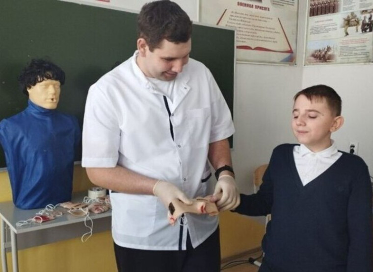 Мастер-класс по оказанию первой медицинской помощи при ДТП.