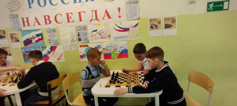 В школе прошел шахматный турнир.